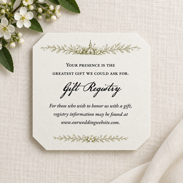 Countryside Steeple Registry Cards