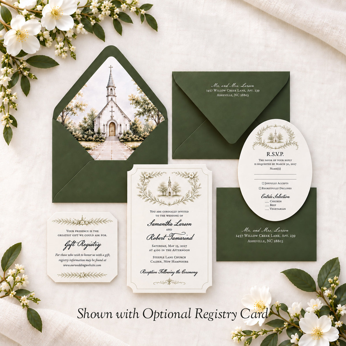 Countryside Steeple Wedding Suite