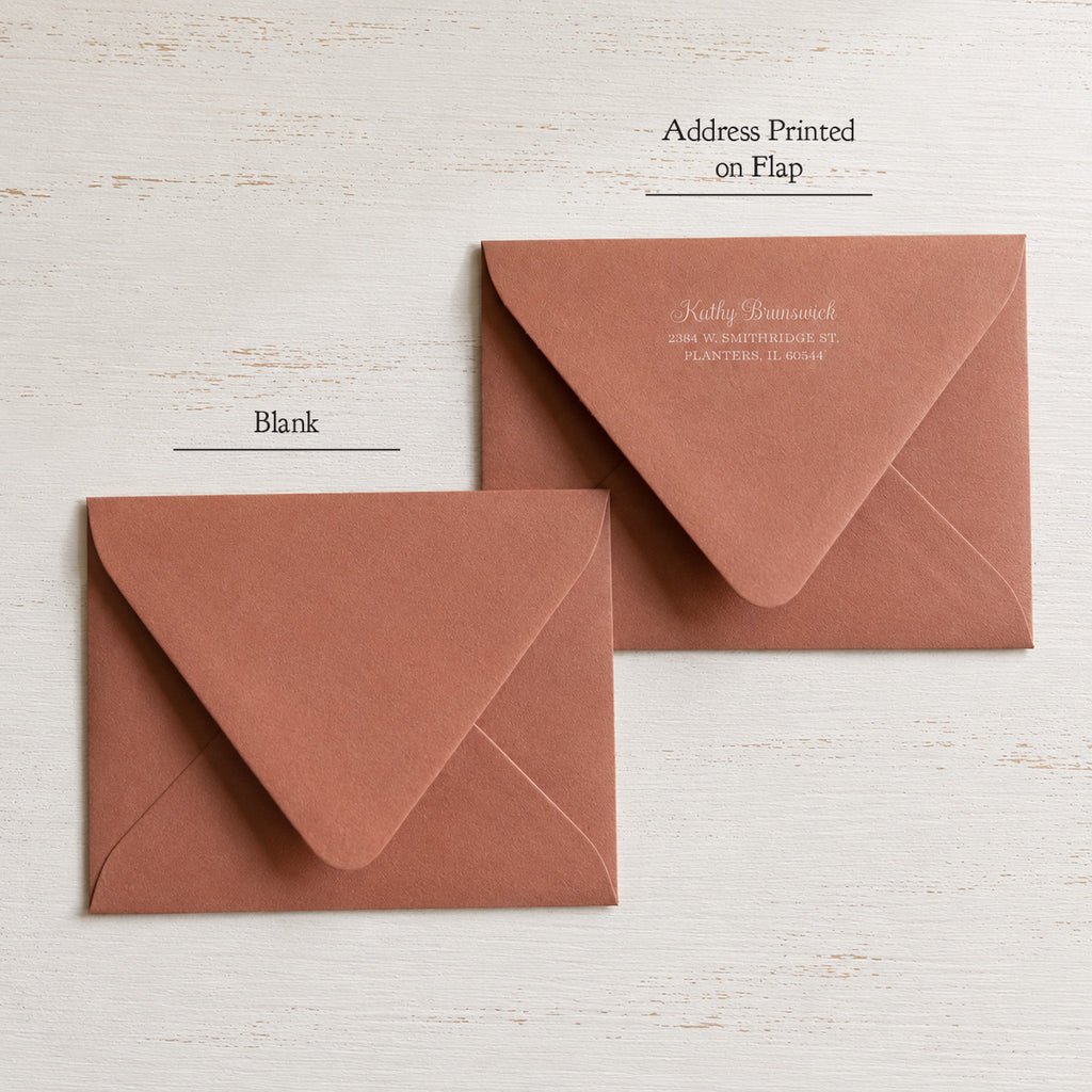 Soft Seasons Personalized Monogram Note Cards
