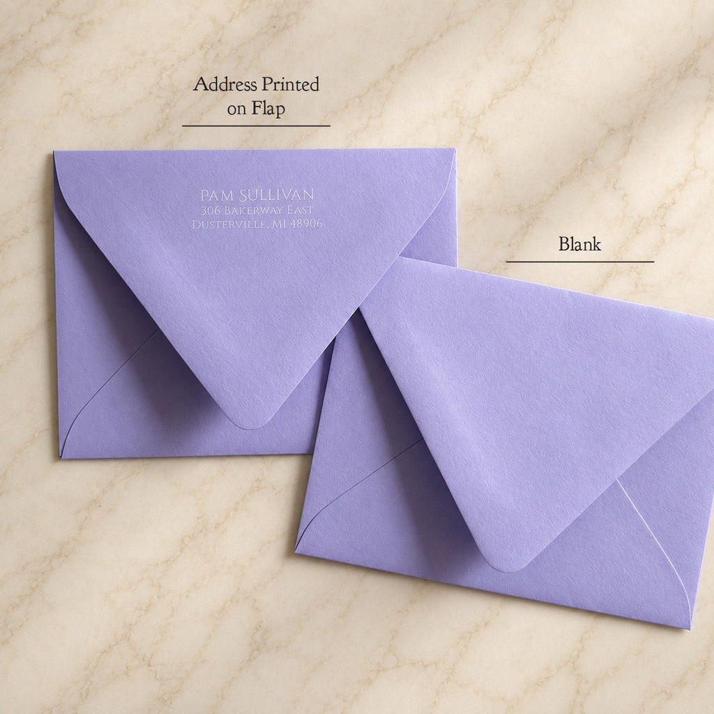 Letter Garden Personalized Monogram Note Cards