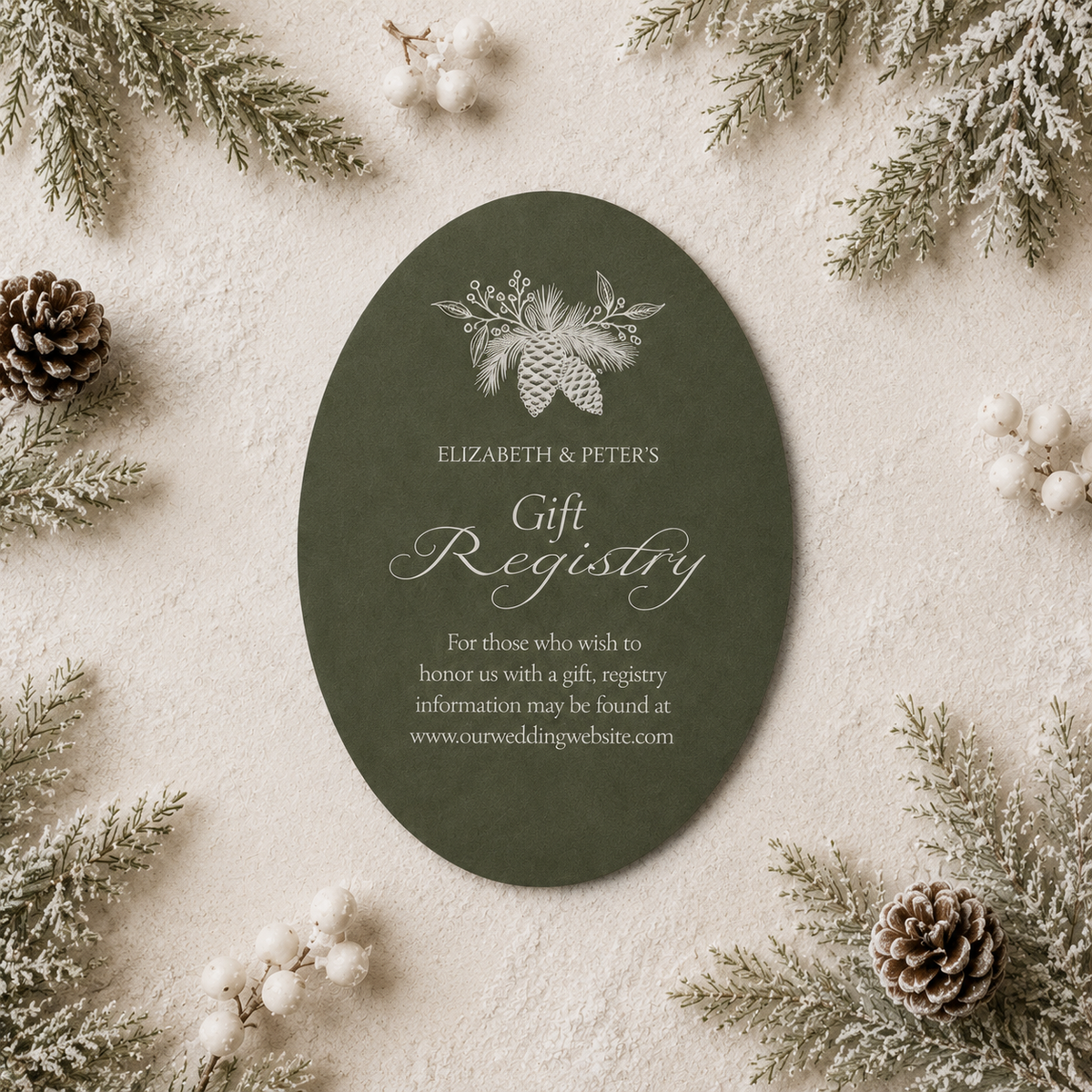 Pine Forest Registry Cards