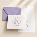 Grace & Garden Personalized Monogram Note Cards