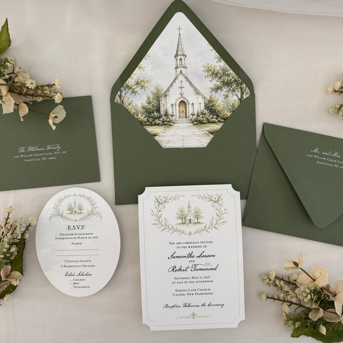 Countryside Steeple Wedding Suite