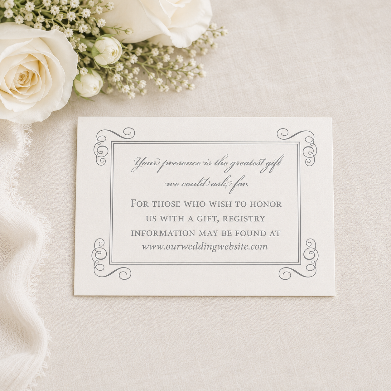 Meet Me at the Chapel Registry Card