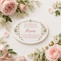 Pink Roses Registry Cards
