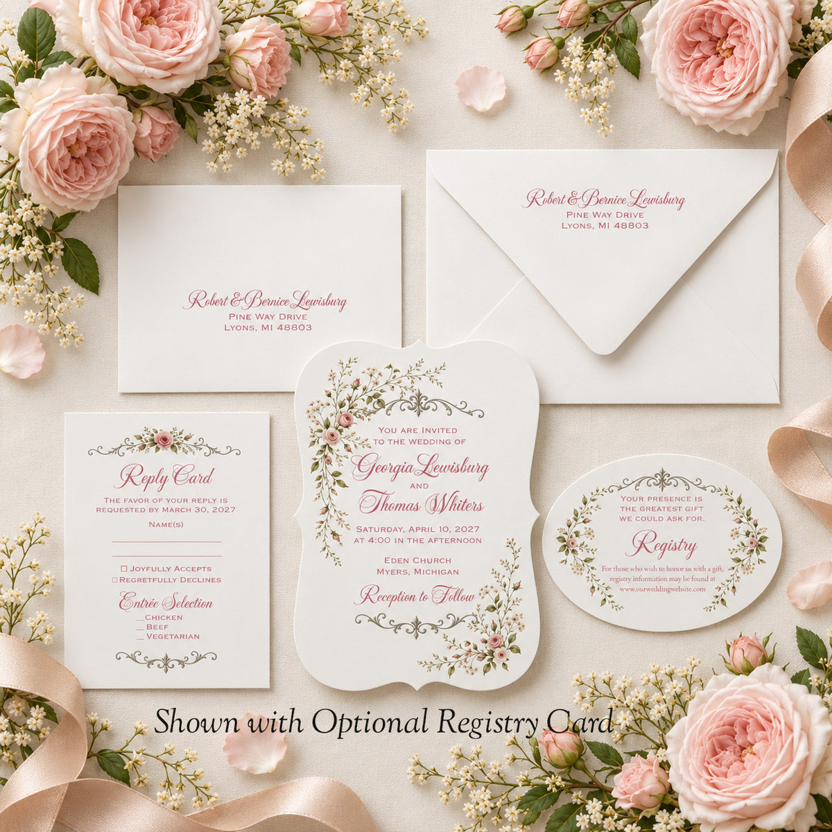 Pink Roses Wedding Suite
